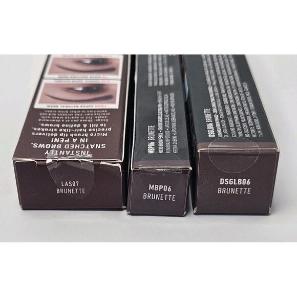 3 SEALED NYX BRUNETTE Eyebrow Sets, Micro Brow Pencil, Tint Pen & Pomade New - Picture 5 of 5